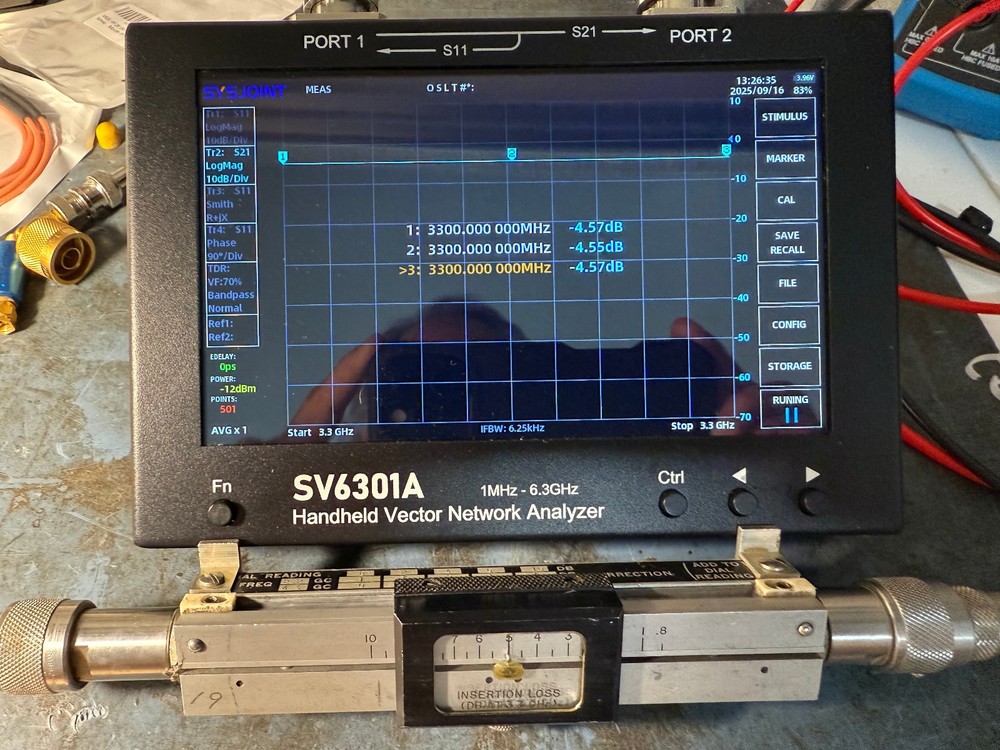WEINSCHEL SLIDE VARIABLE ATTENUATOR MODEL 2833-1