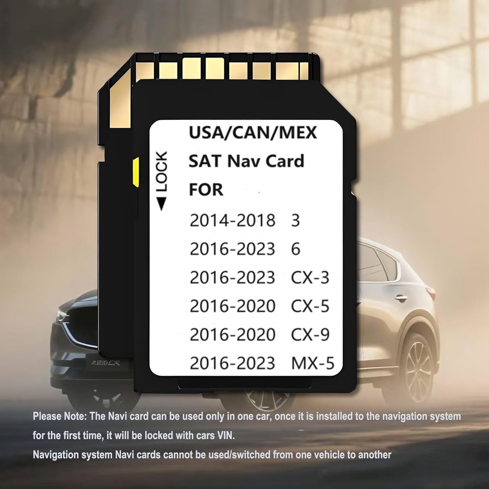 Drop-Proof Mazda Navigation Memory Card for 2014-2023 Models - 10