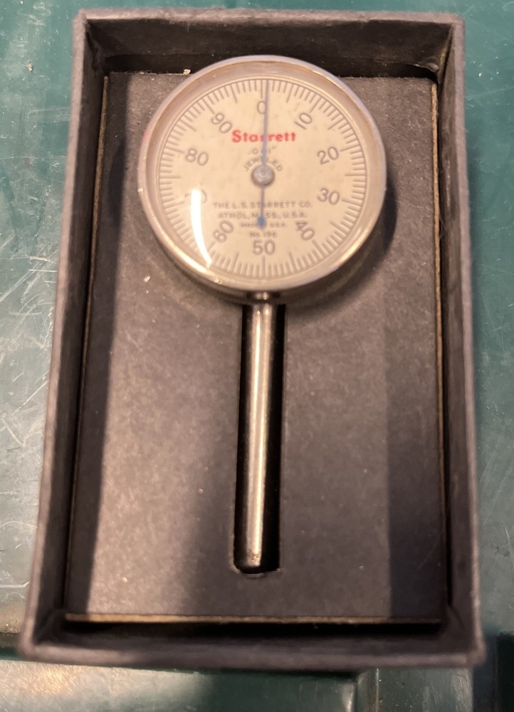 Starrett 196B Dial Test Indicator Only W/box. ( P )