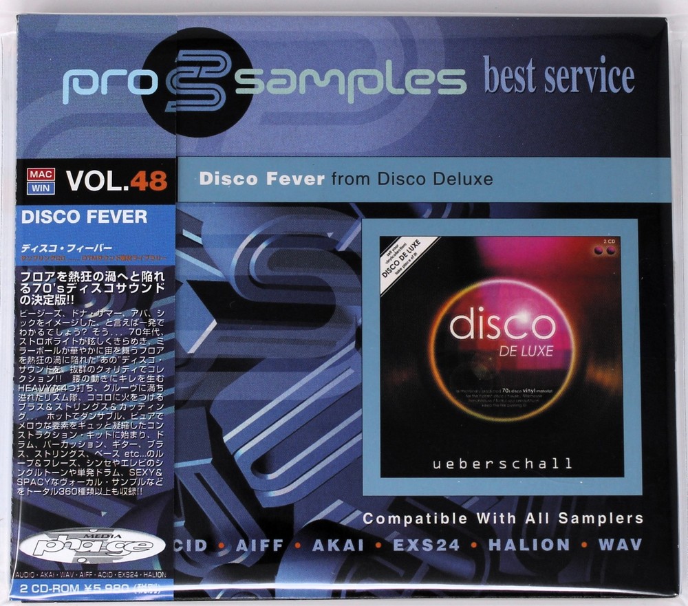 Best Service Pro Samples 48 Disco Fever Sample Library/Sound Library/Sampling CD