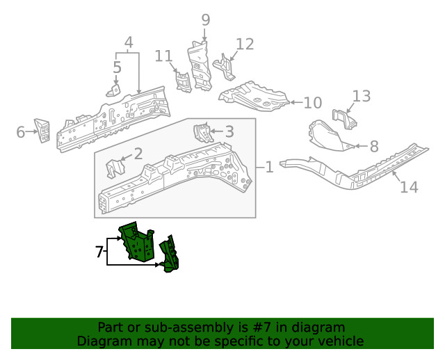 Genuine GM Rail Extension 84207373