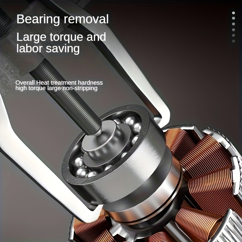 4 in Industrial Two-Jaw Puller - Bearing & Gear Removal for Mechanical Repairs