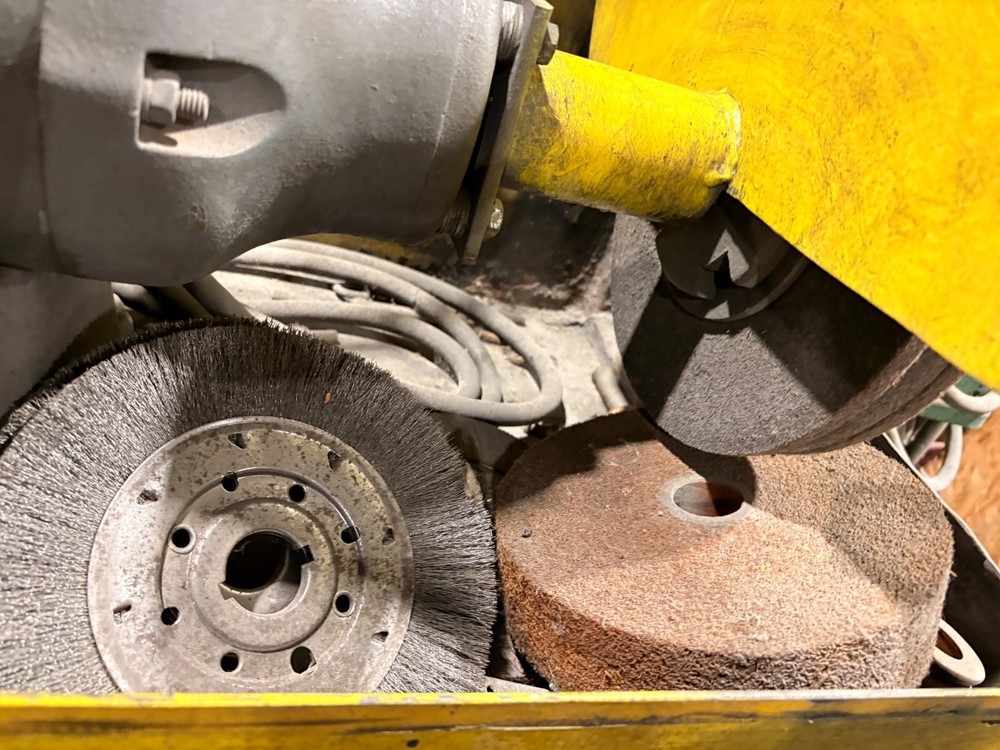 Industrial Baldor Double-End Grinder/Buffer, 480 Volts 3 Phase