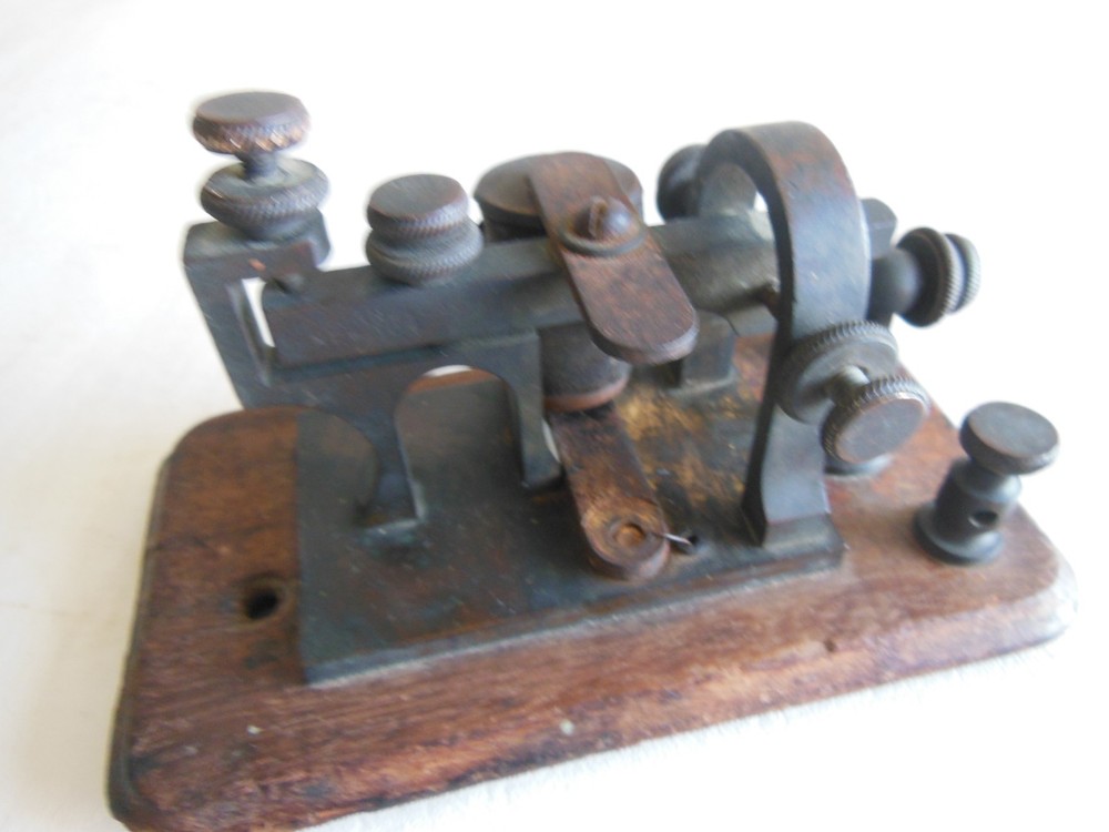 Vintage Telegraph Brass Sounder Morse Code