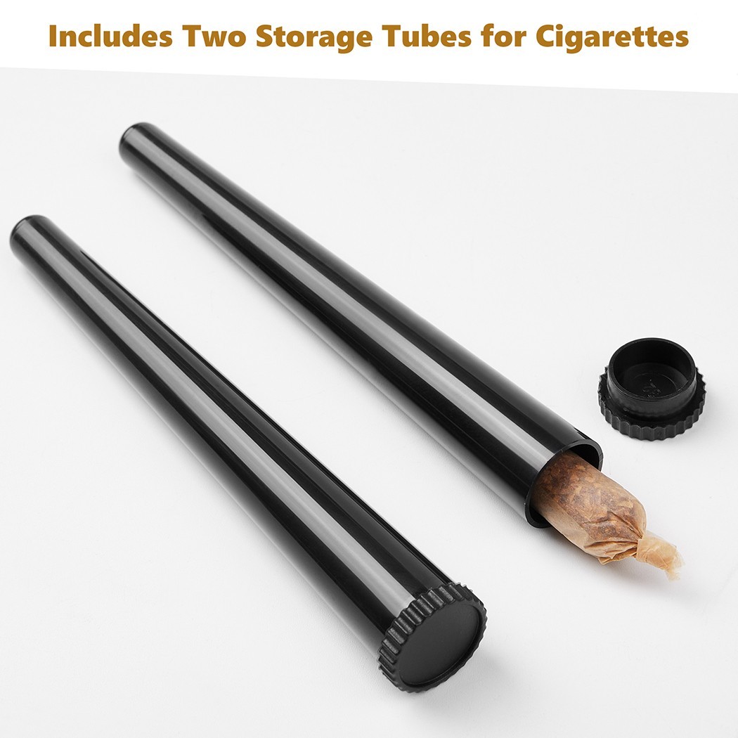 100Pack King Size W/Filter Tip Pre Rolled Cones with Cone Loader Stick and Tubes