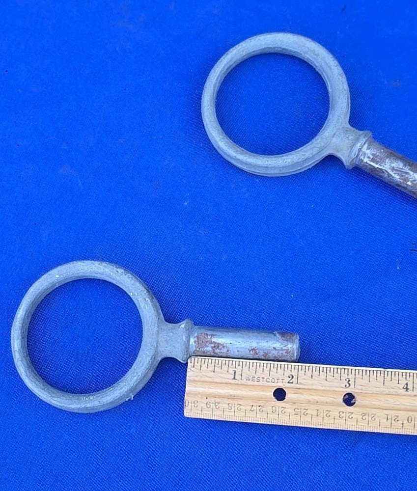 Matching Galvanized Round Oarlocks Rowing Boating 2-1/4"