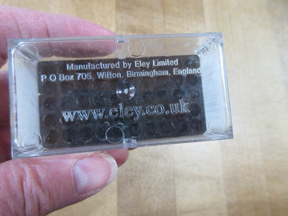 Empty Eley 22 Long Rifle Match EPS ammo box (3-24) (w3)