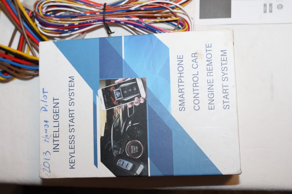 NOS Intelligent Remote-Control Engine Start Keyless Mobile Alarm System PKES-433