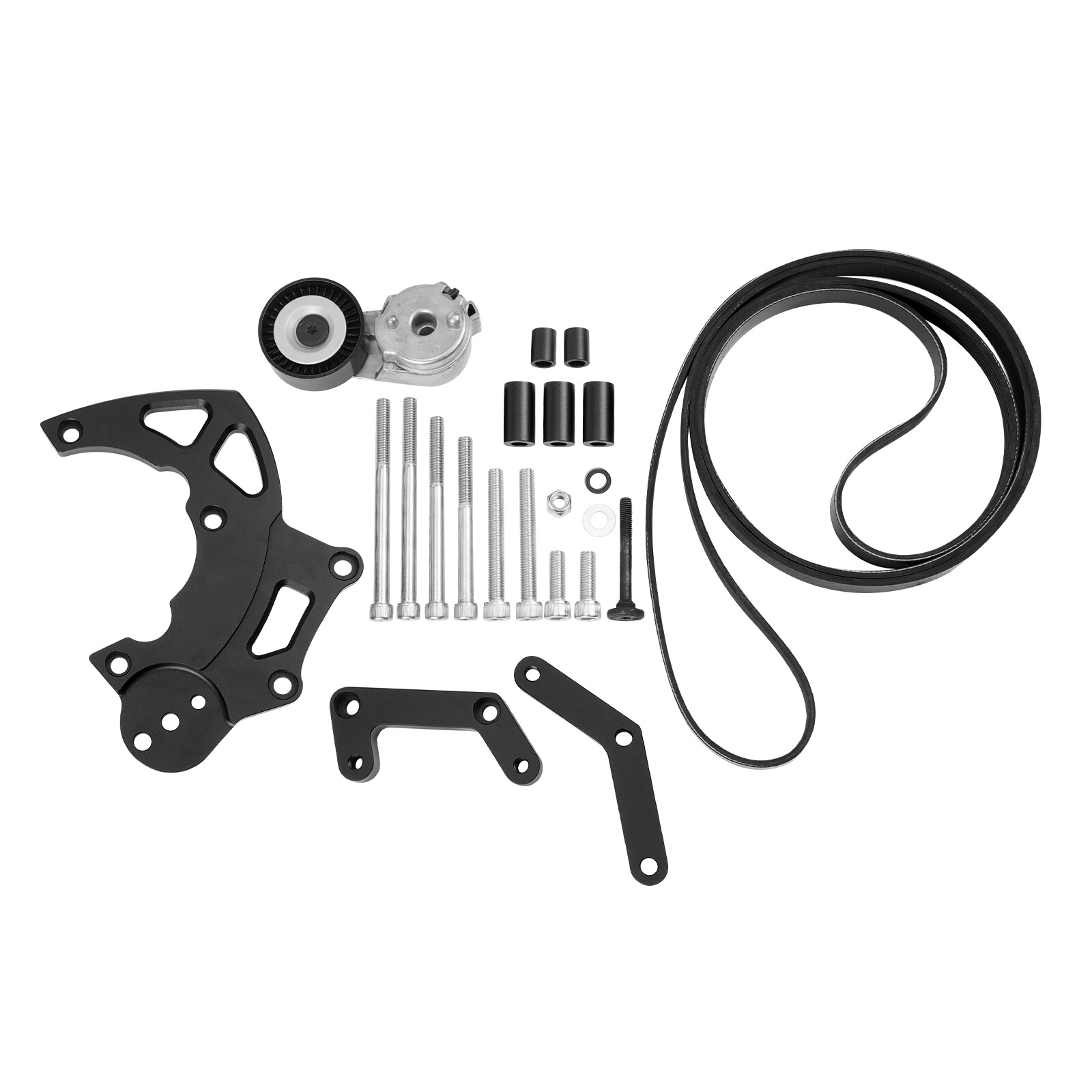 R4 AC Compressor High Mount Bracket Kit For LS Swap For Chevy GMC SUV Truck LQ9