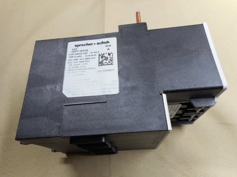 Sprecher & Schuh CEP7-1EFGE solid state overload (NIB)