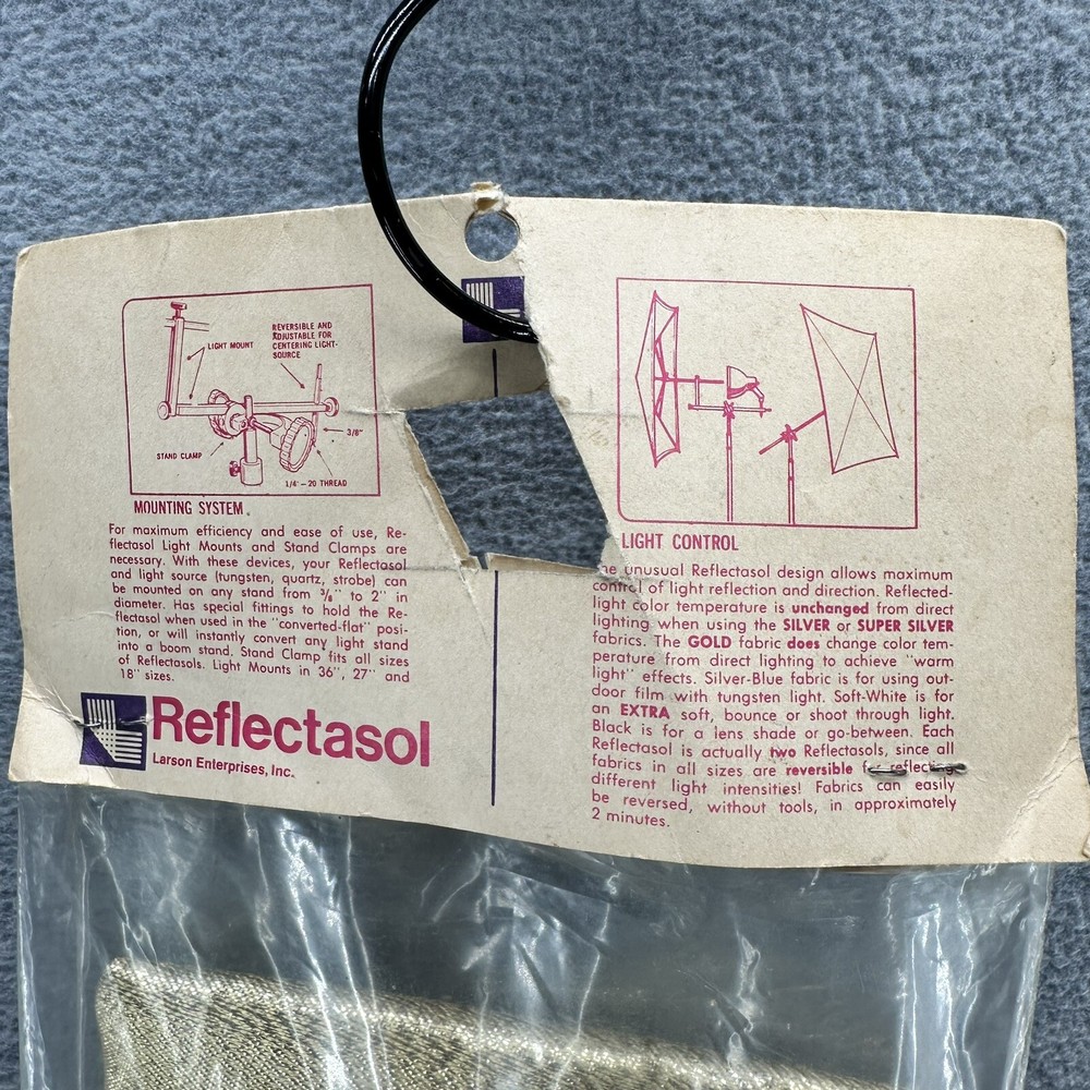 REFLECTASOL -VTG Replacement Portable Light Control Bounce Light System 36”