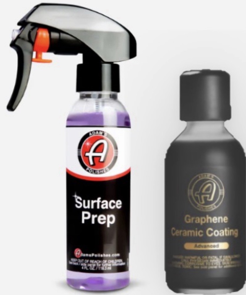 AUTHENTIC -Adam’s  Advanced Graphene Ceramic Coating 60ML & Panel Prep 4 Oz