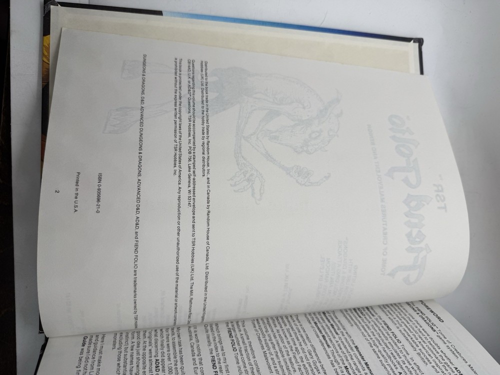 Fiend Folio - AD&D Advanced Dungeons & Dragons - TSR 2012
