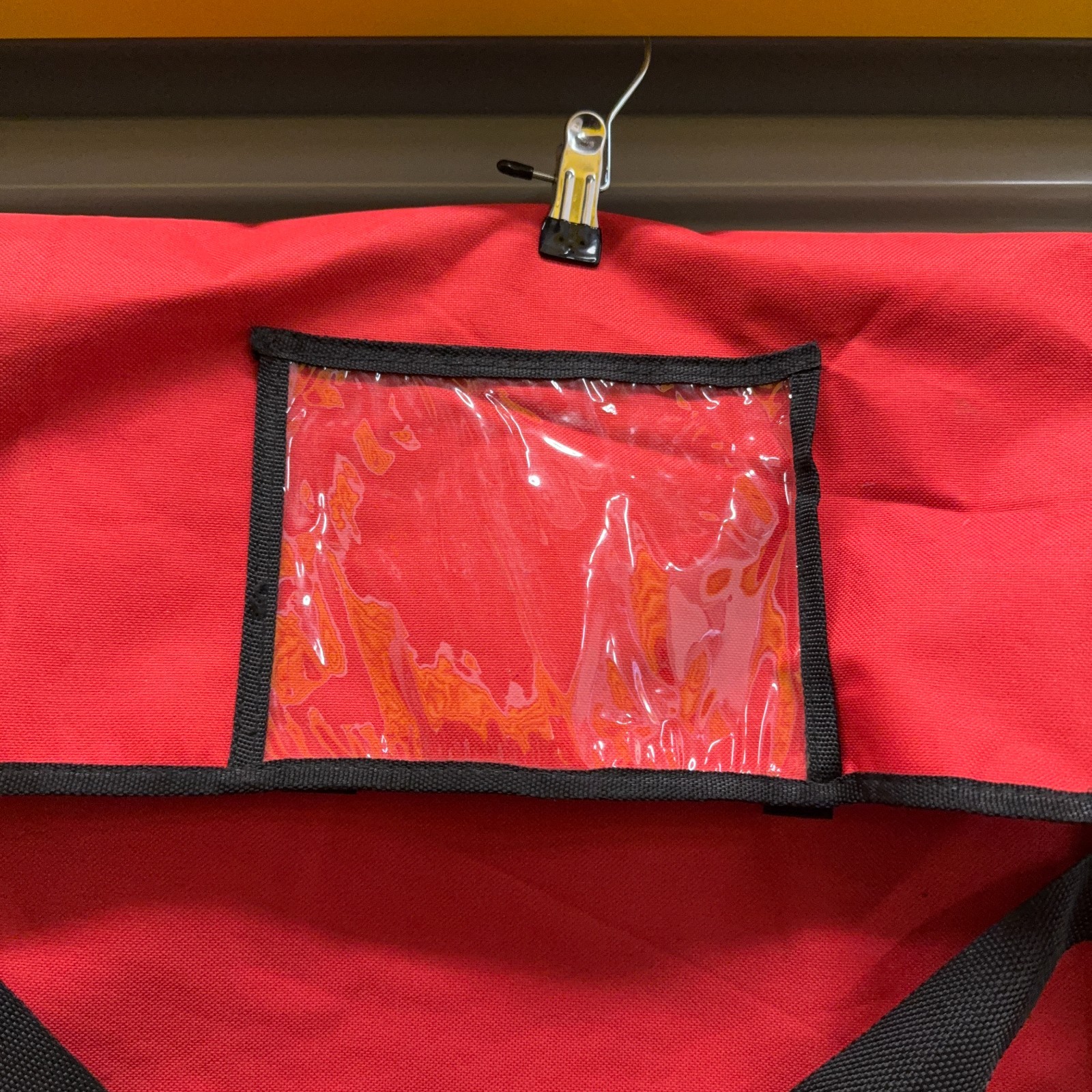 Choice Pizza Jacket Delivery Bag Red Restaurant 19x18