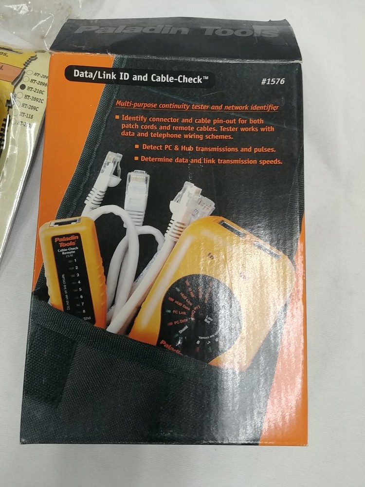 Paladin Tools Data/Link ID and Cable-Check PA1576 plus Accessories (*)