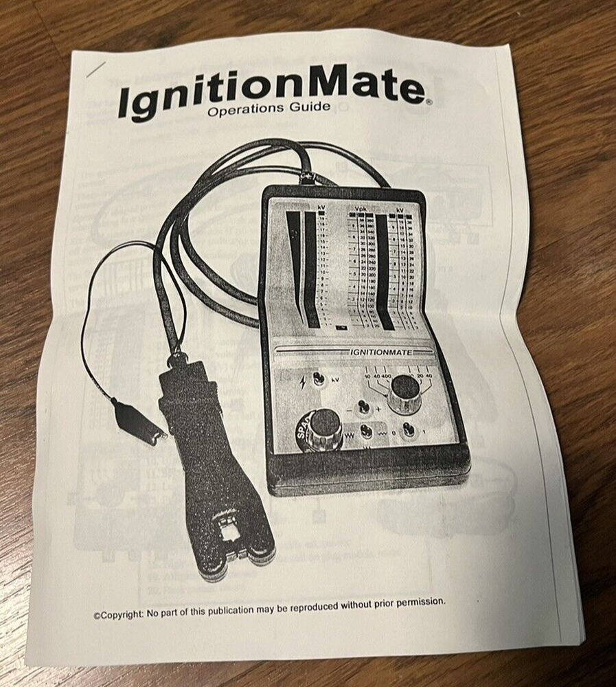 TecMate TS-91 IgnitionMate Peak-Voltage Ignition tester