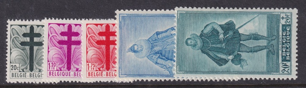 Belgium, Scott B462-B466, MLH