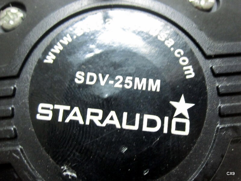 25MM Audio Speaker Driver Horn Tweeter Titanium Pro Compression