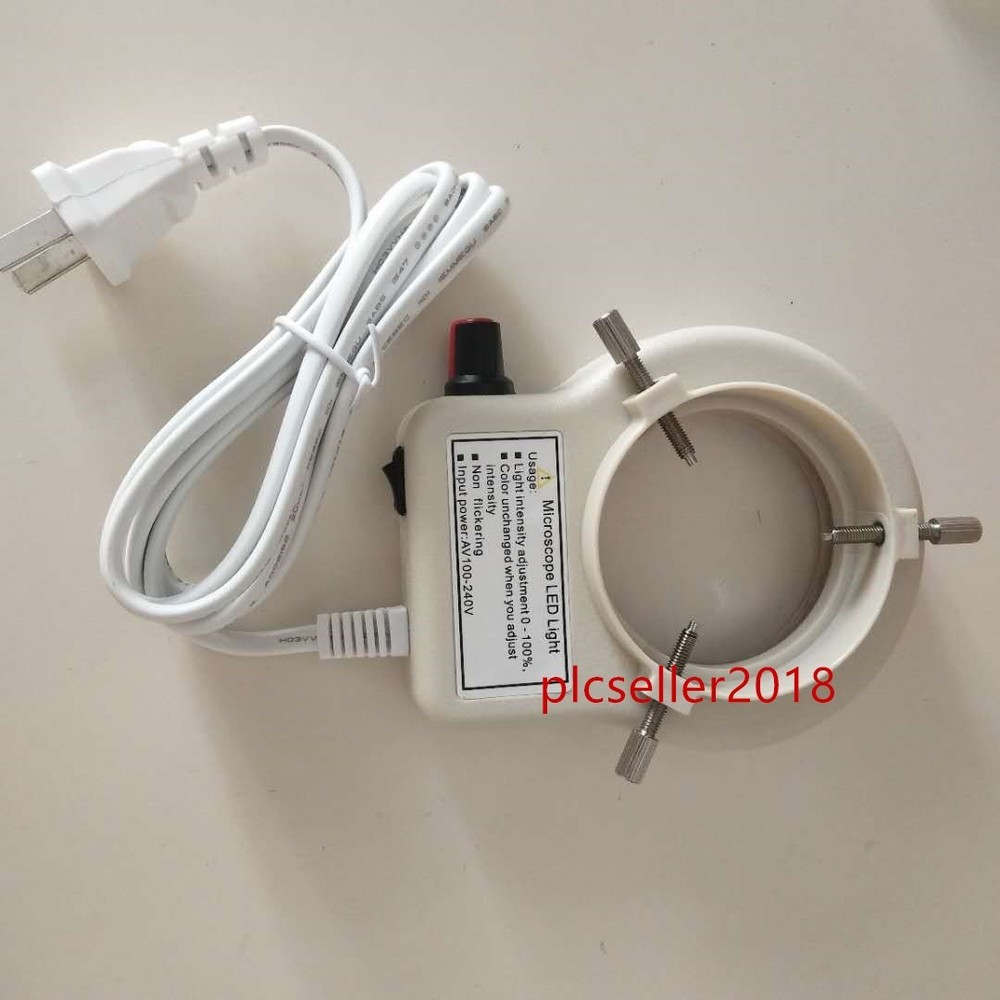 56 LED Adjustable White LED Ring Light Illuminator for Nikon Olympus Microscope