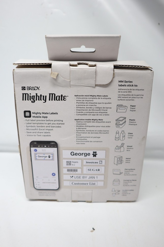 Brady Mighty Mate Label Maker - Wireless Bluetooth Printing, Labeler