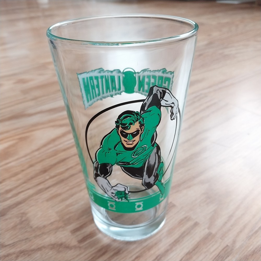 Green Lantern Glass, Official/Genuine, DC Comics, Perfect Condition!!