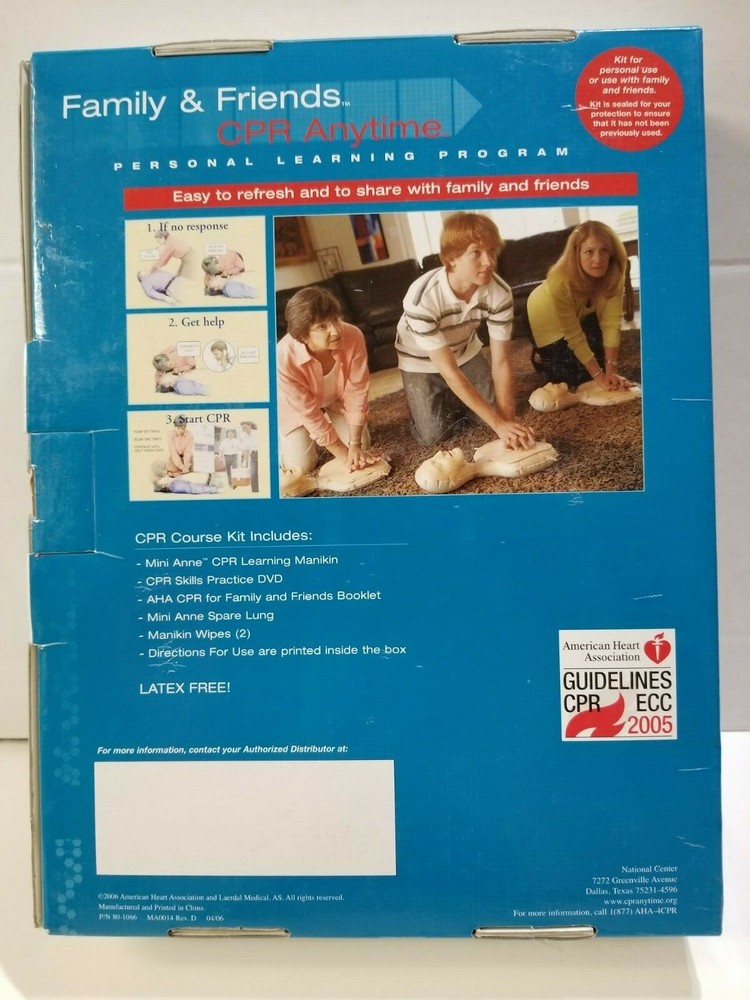 Family & Friends CPR Anytime - Personal Learning Program