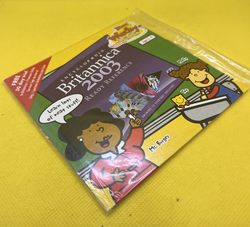 📦 Encyclopedia Britannica 2003: Ready Reference Answers Questions (PC CD-ROM)
