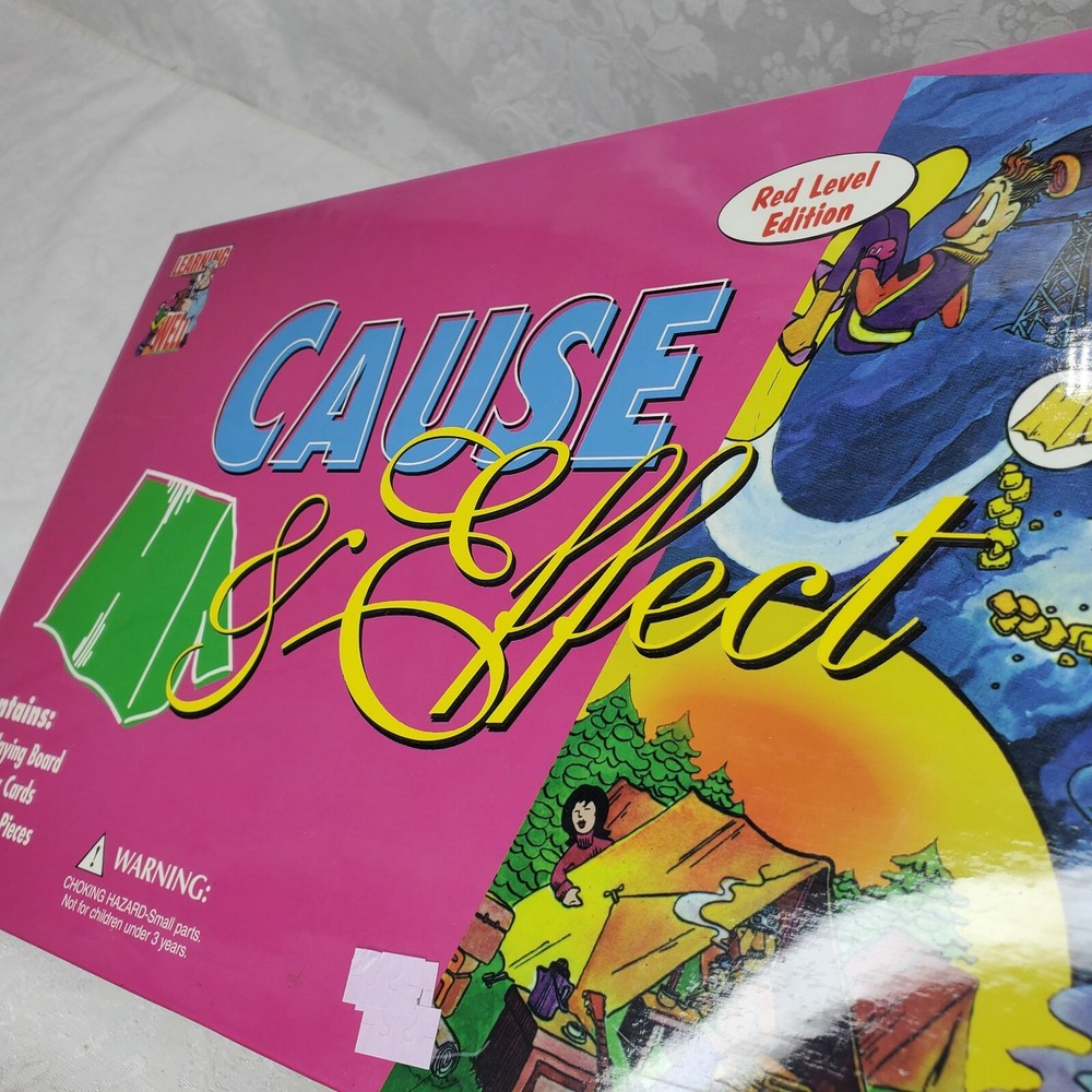 Cause & Effect Red Edition Reading Comprehension Educational Board Game SEALED