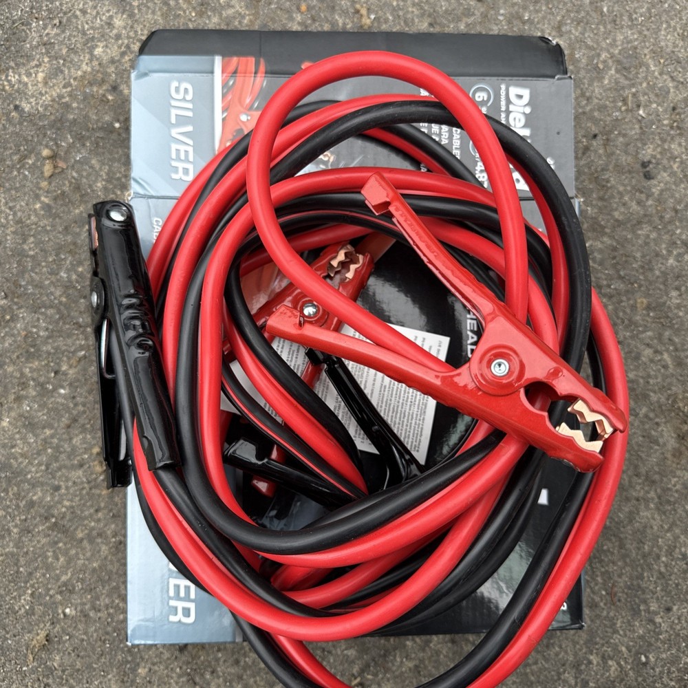 DieHard 45108 Silver Booster Cables 6 Gauge 16ft ^