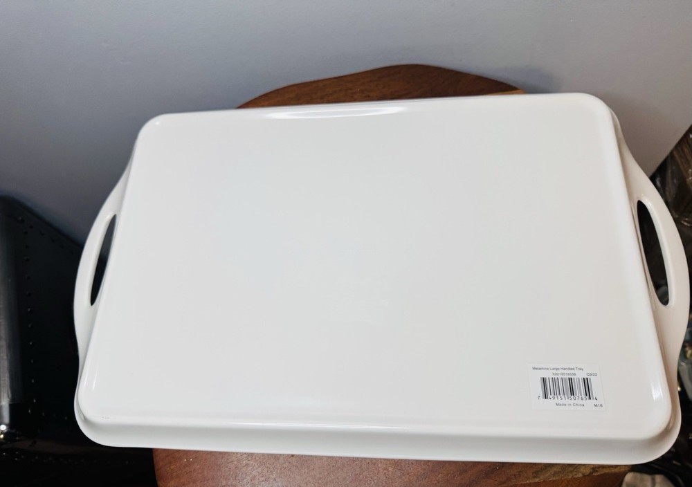 NEW Spode Christmas Tree Melamine Large Handled Tray 19” X 12”