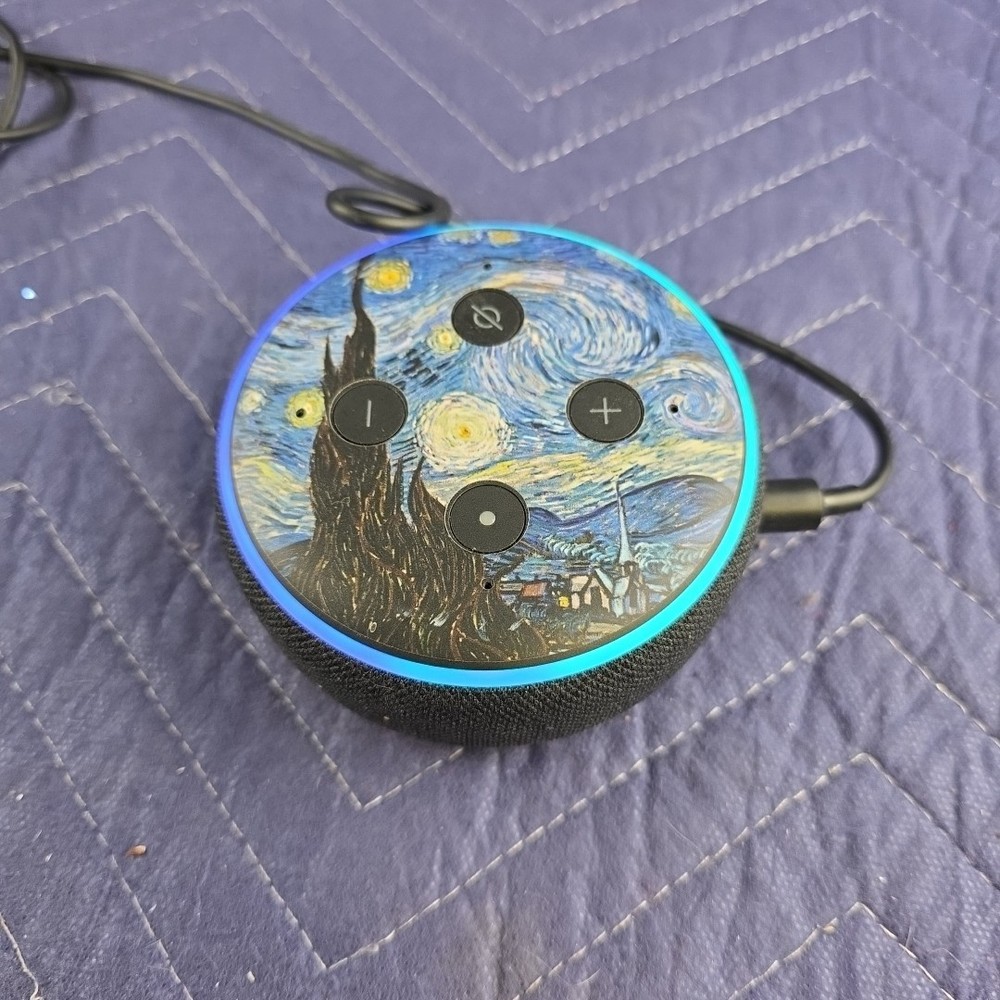 Amazon Echo Dot Smart Speaker Untested Parts Power Cord Included