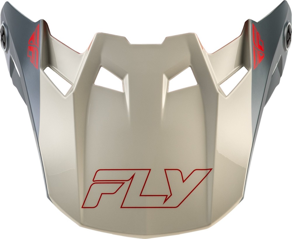 Fly Racing Formula CC Glide Helmet Visor/Peak Red/Gray