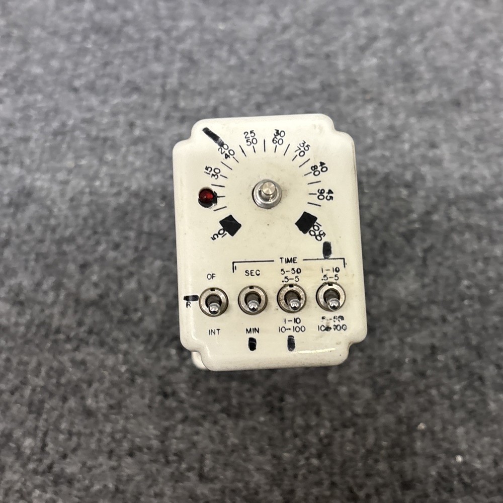 Potter & Brumfield CWD-38-36000 24VDC Programmable Time Delay *Missing Knob*