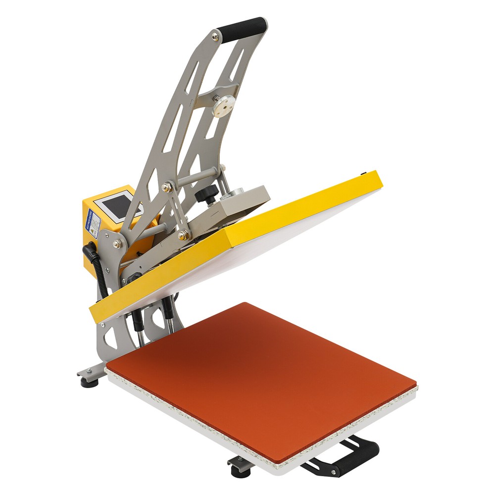 Clamshell Semi-Auto Open Heat Press Machine with Slide Out Function Heavy Duty