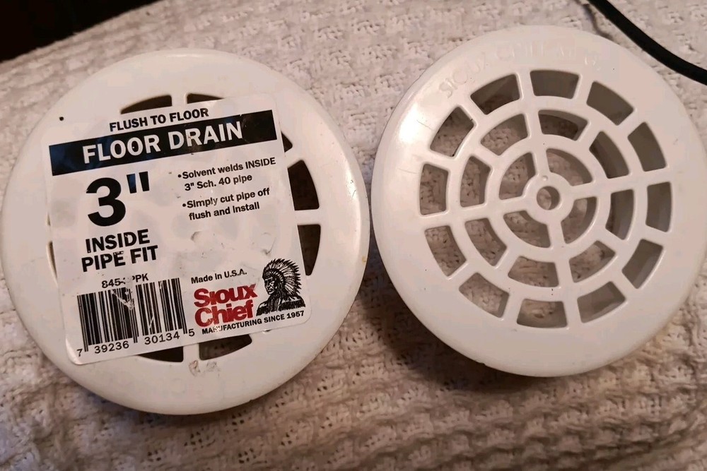 2 Sioux Chief 3" Inside Pipe Drains 845-3PPK