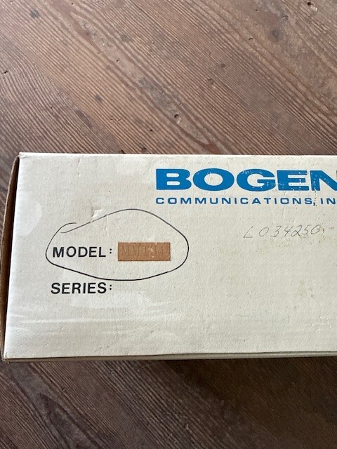 MMT34 BOGEN COMMUNICATIONS