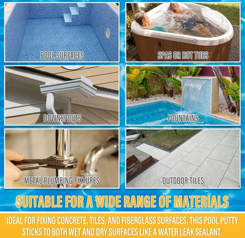 Underwater Pool Repair Putty