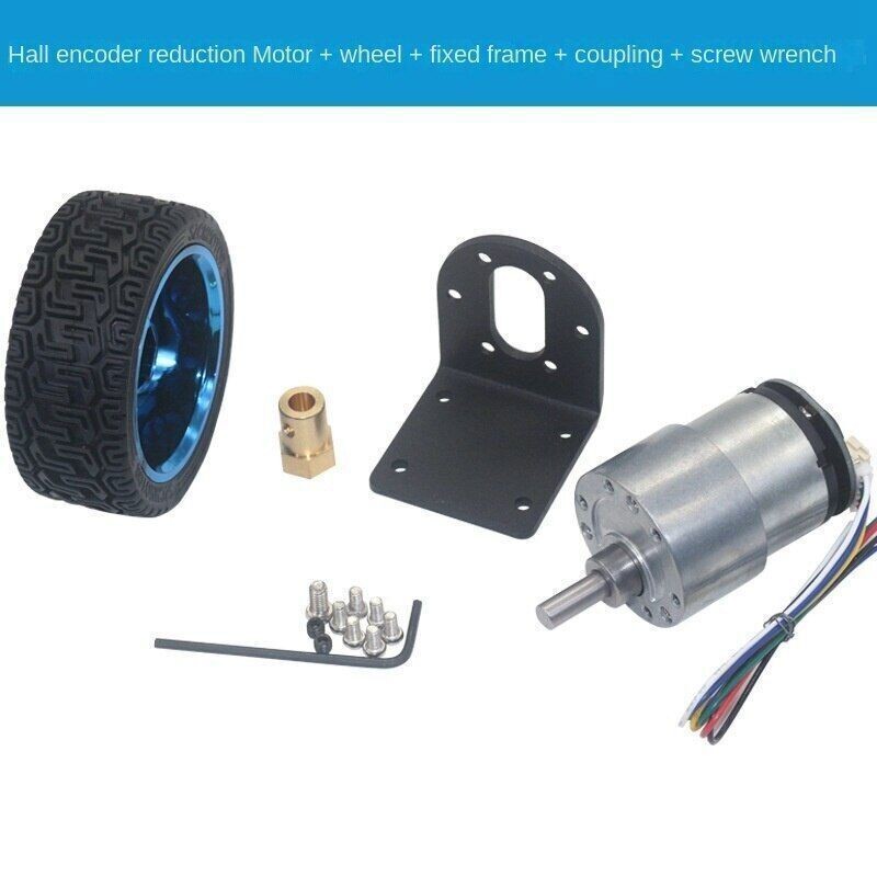 JGB37-520 DC12V/24V Encoder Motor Speed Measuring for Intelligent Trolley Robot