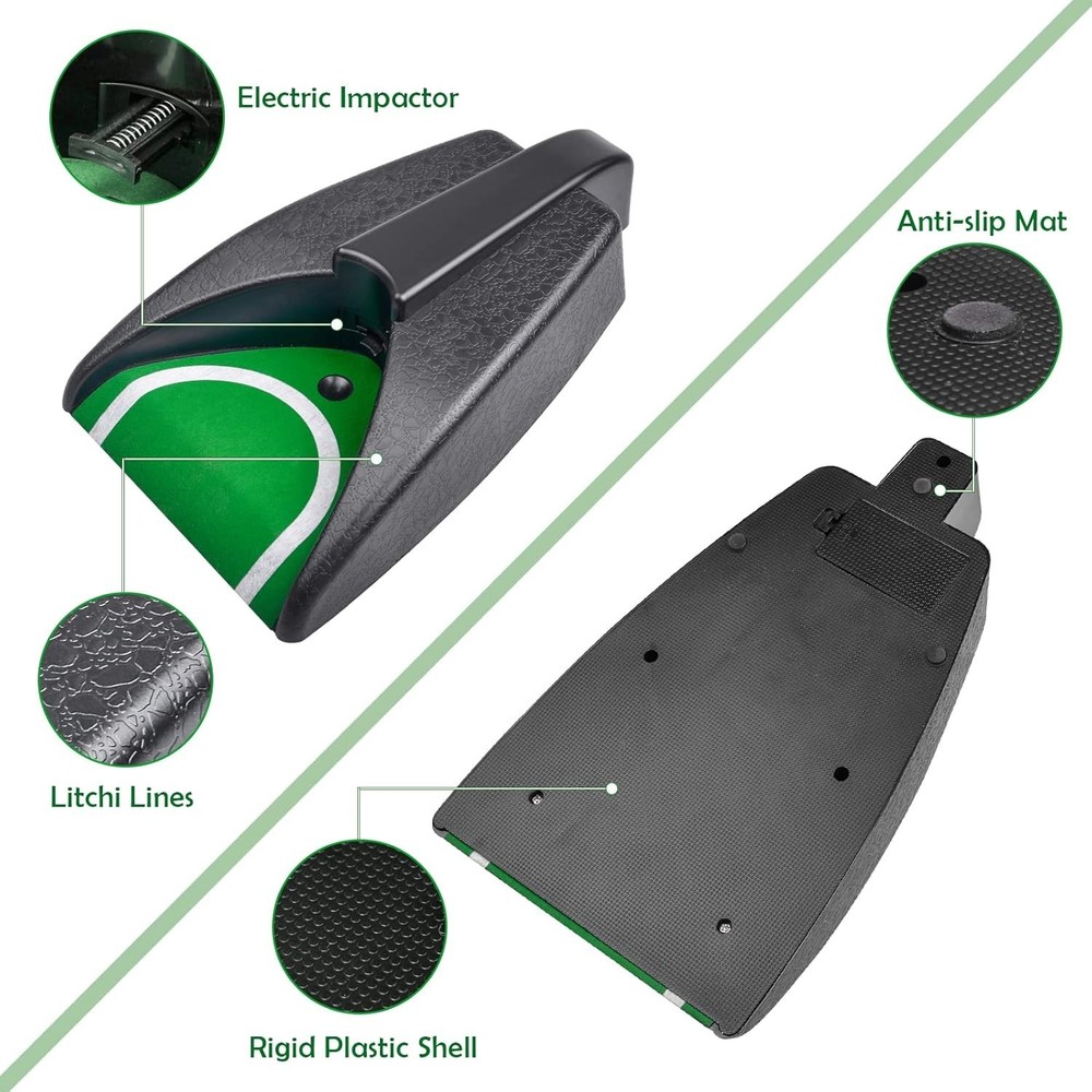 Lightweight Adjustable Golf Practice Machine - Perfect Your Putting Skills