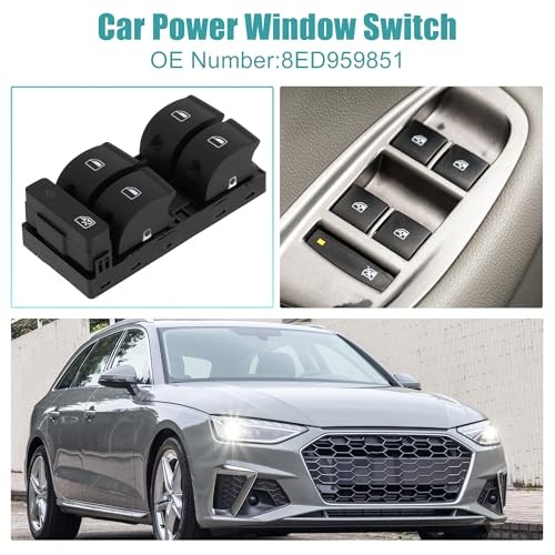 Front Left Driver Side Power Window Switch Window Control Switch Fit for Audi