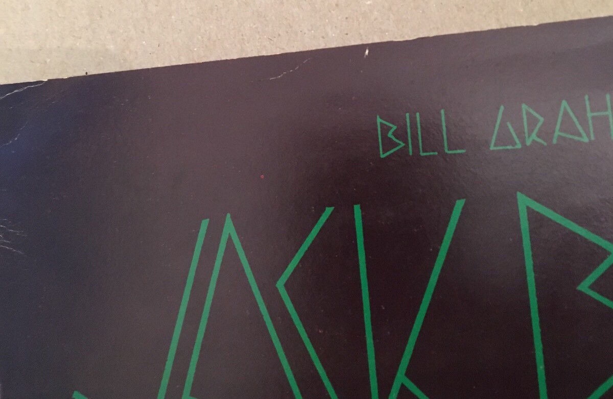 BG220 poster 1970 Vintage Jack Bruce Mountain Fillmore Singer 1st Graham