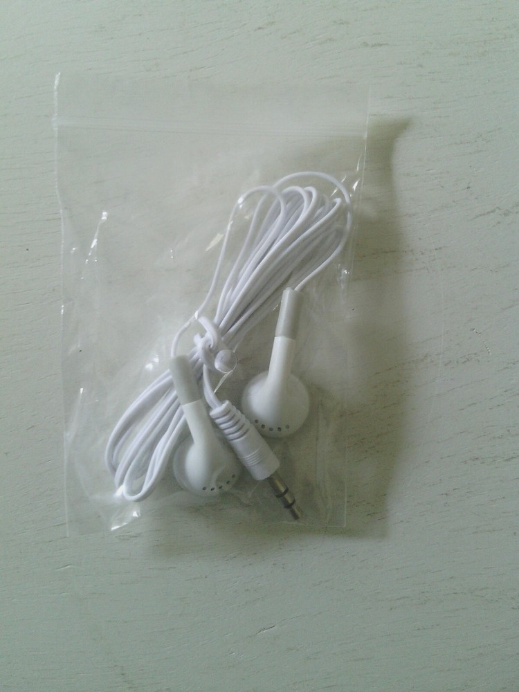 AMAN Mobile Device Audio EARBUD {White}