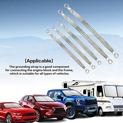 Universal Flat Braided Copper Ground Strap,Professional Vehicle Grounding