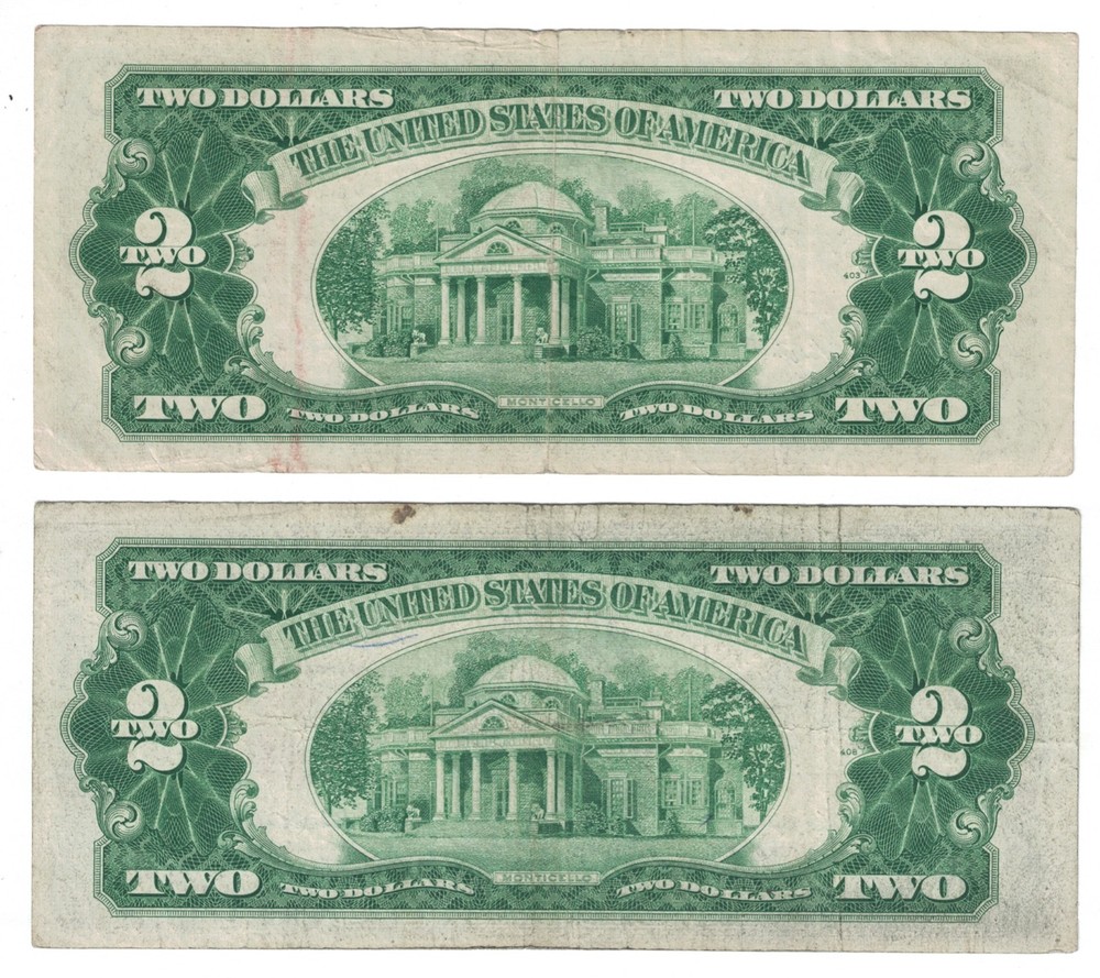 🇺🇸🇺🇸🇺🇸1953 $2 TWO DOLLARS RED SEAL BILL, PRICE FOR EACH NOTE 🇺🇸🇺🇸🇺🇸