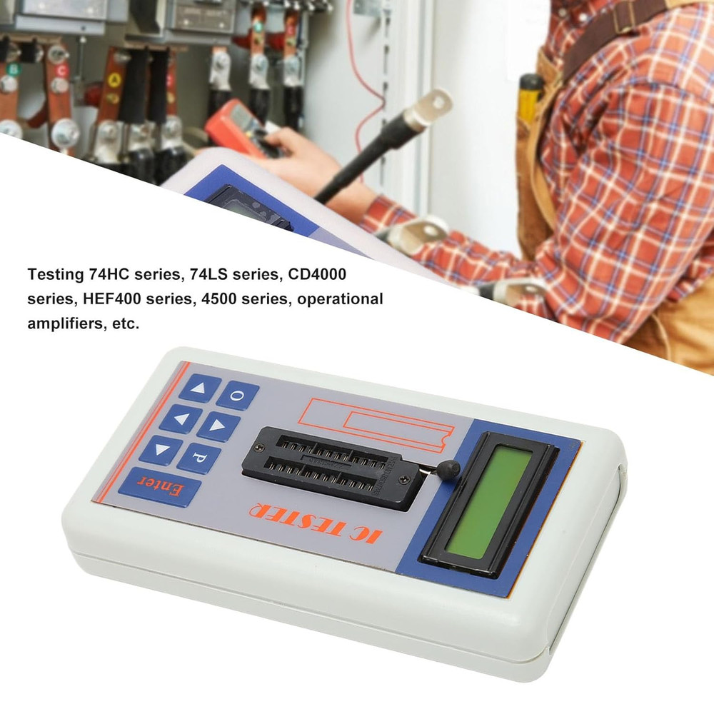 Integrated Circuit IC Tester, IC Transistor Capacitor Meter Digital Integration
