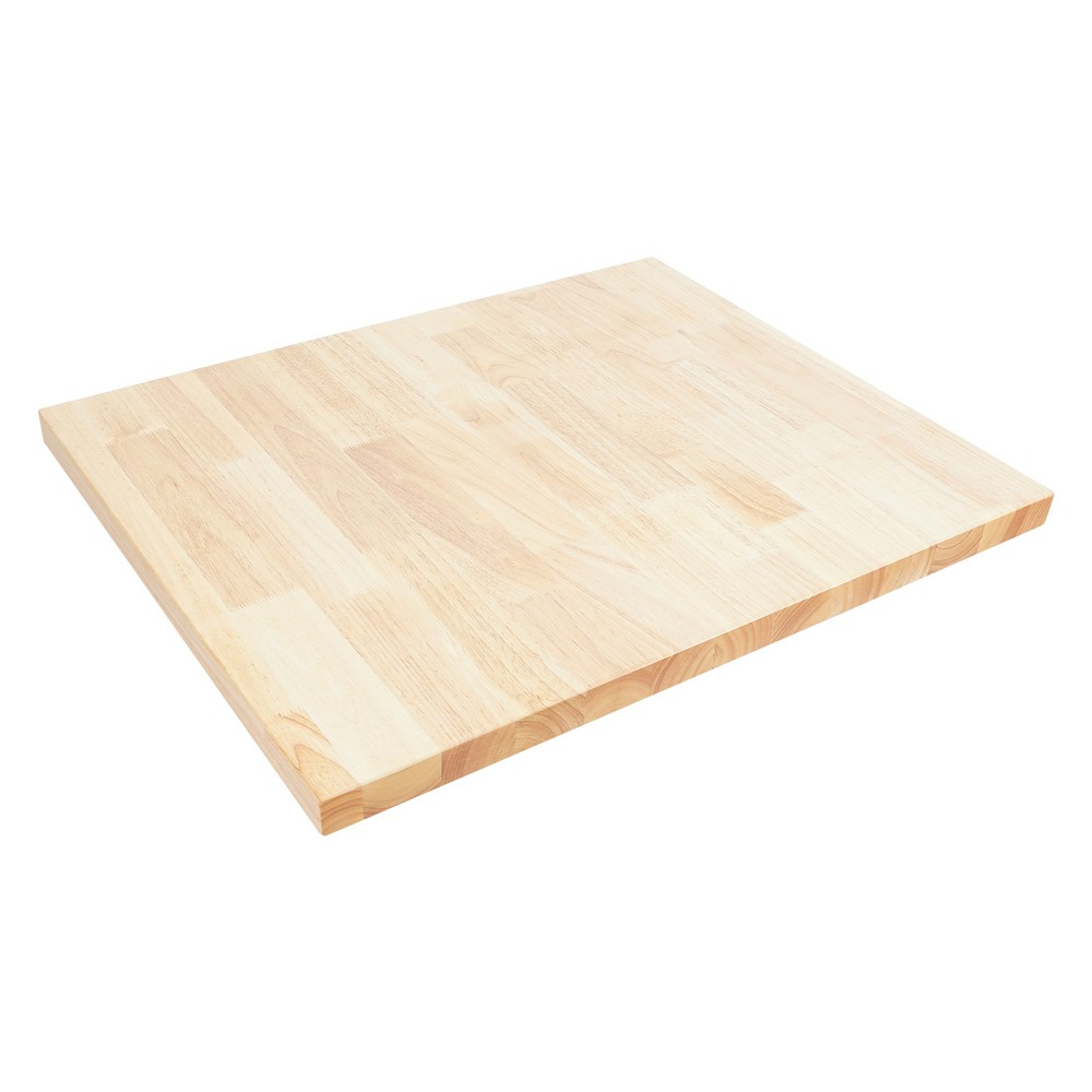 Modern Rectangular Countertop Rubber Wood Countertop Standard Countertop