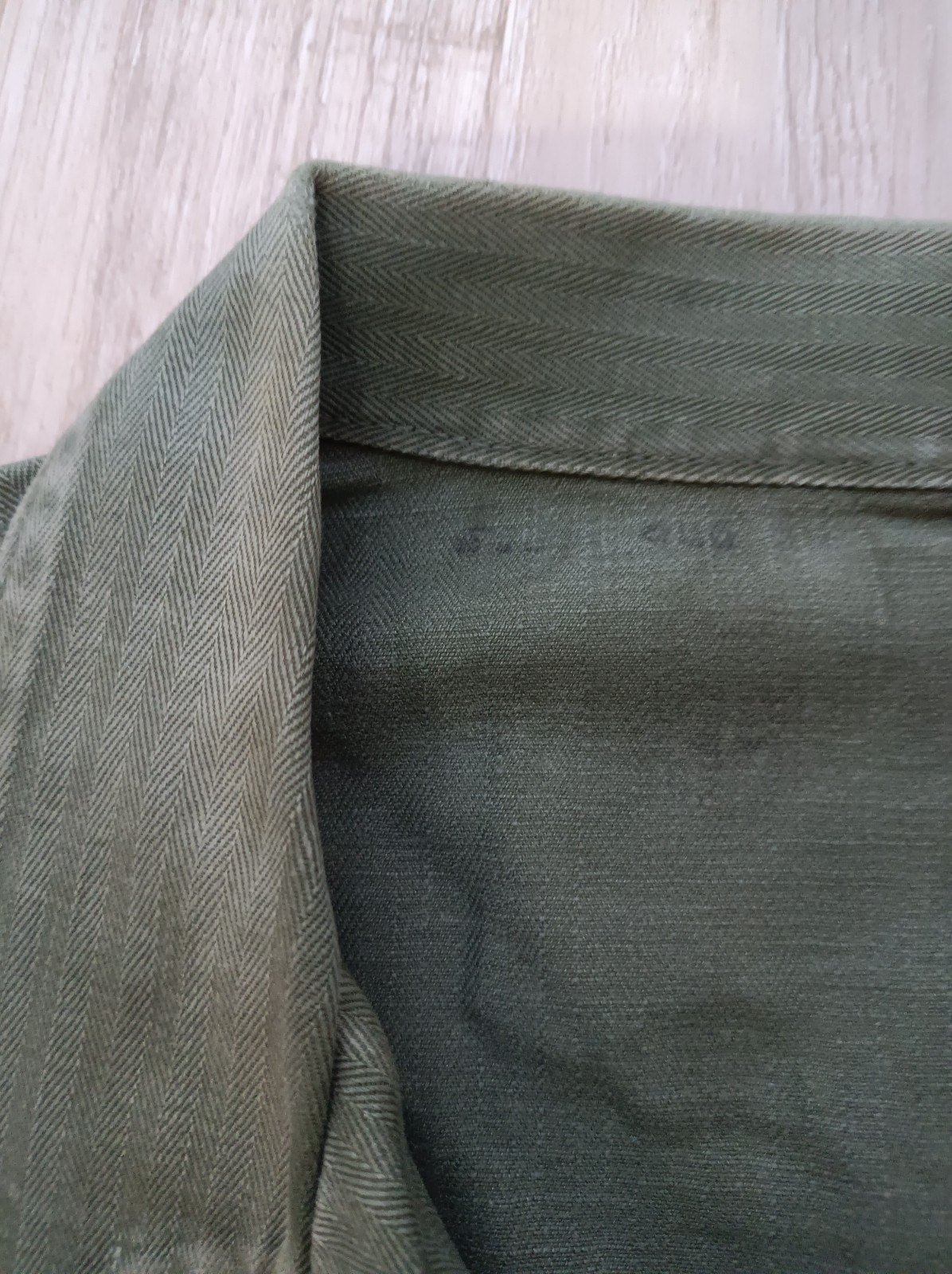 very rare M-1953 P53/P58 USMC HBT utility shirt Marine Corps Vietnam War