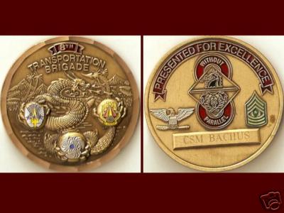 8th Transportation Brigade Army Challenge Coin   St