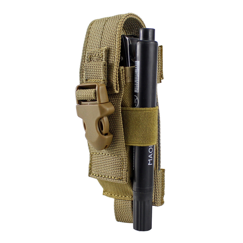 Tactical MOLLE Multitool Nylon Pack Utility Pouch for Flashlight Knife Pen Mag