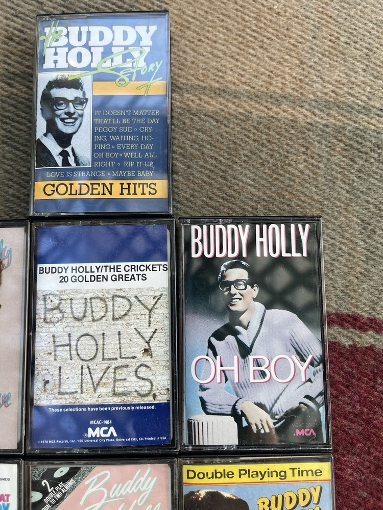 Buddy Holly cassette lot